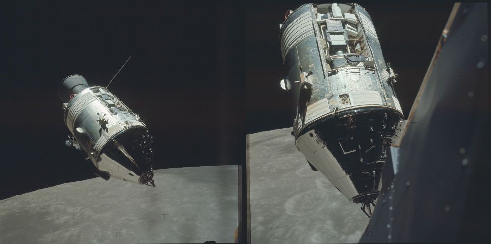 Apollo 17 Lunar Module and Command Module